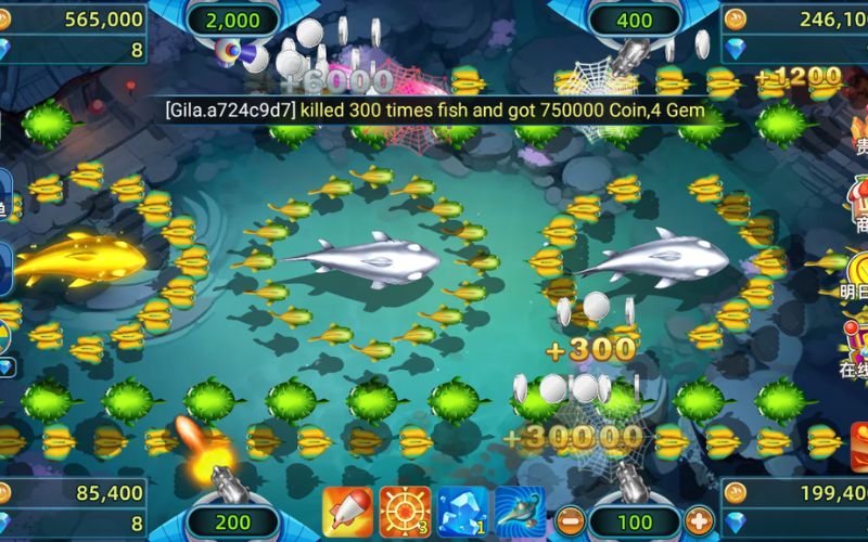 Trải nghiệm bắn cá Bayclub với nhiều boss khủng