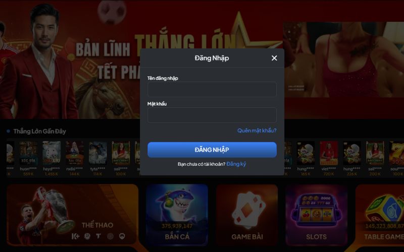 Đăng nhập Bayclub nhanh gọn vào mọi sảnh game