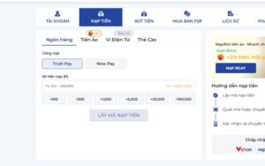 Nạp tiền Bayclub an toàn với 6 phương thức thanh toán